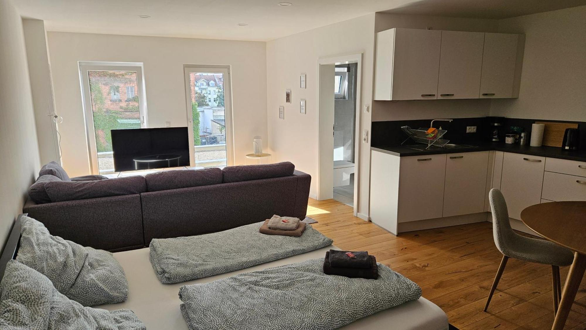 Apartment Ku28 Two Bamberg - Ruhig In Zentraler Lage Mit Parkplatz Extérieur photo